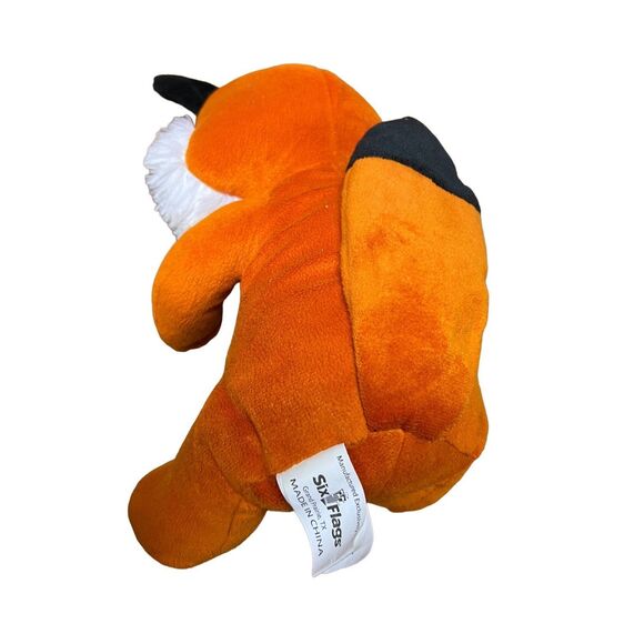 Six Flags Orange Exclusive Blue Eye Fox Stuffed Animal One Size - Picture 7 of 9